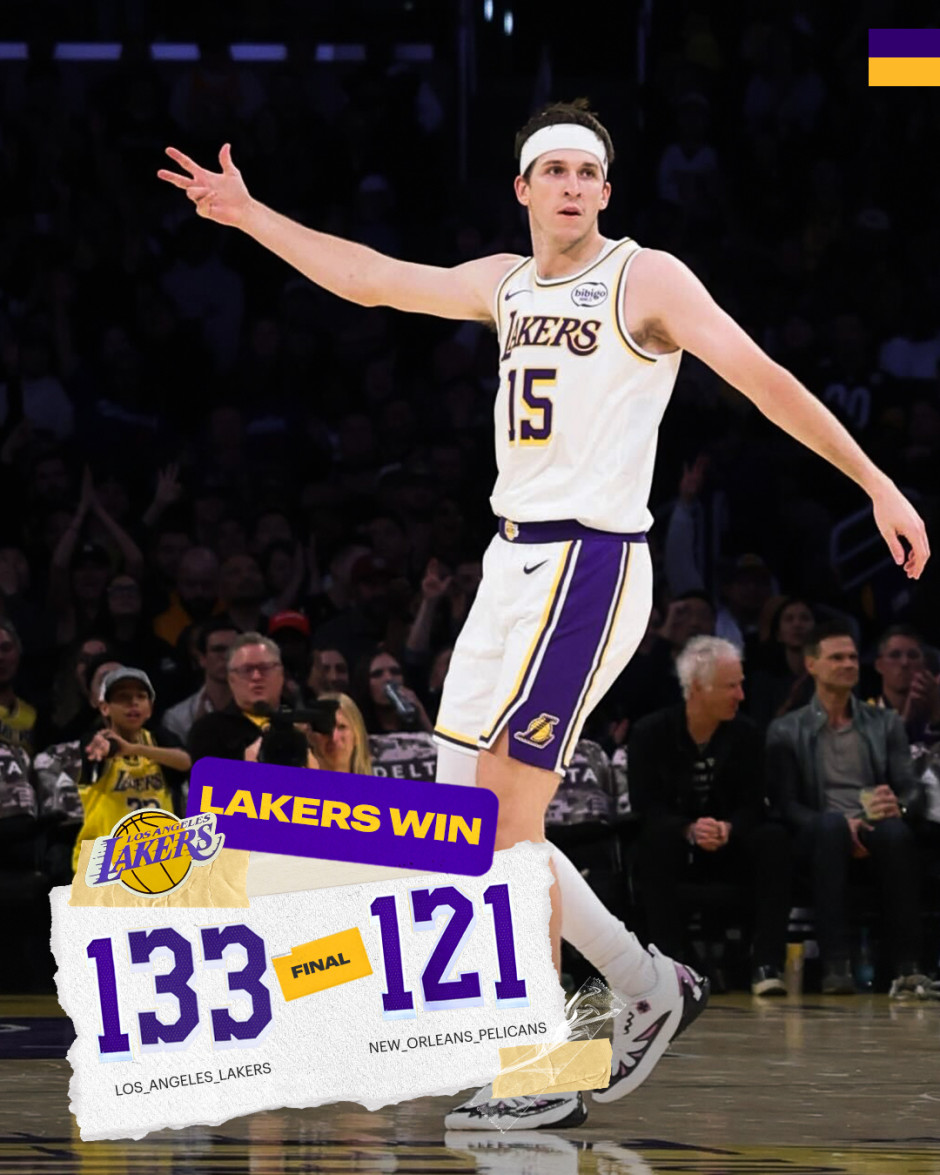 NBA回放全场录像高清:常规赛鹈鹕vs湖人(12月1日)东契奇34+12+7