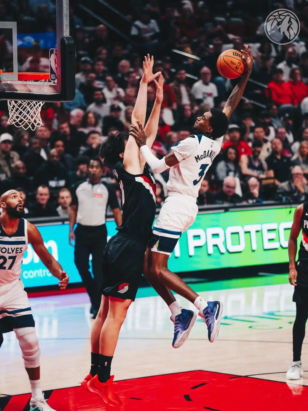 杨瀚森nba生涯首秀冷启动 2分1板还在体系外?_杨瀚森波特兰开拓者表现_杨瀚森NBA常规赛首秀