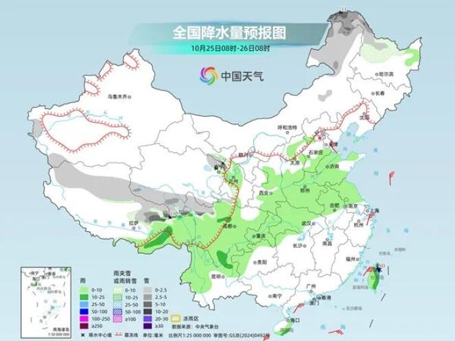 中东部降水稀少_青藏高原东部明显降雪_强降雪来袭!多地将再度刷新气温新低