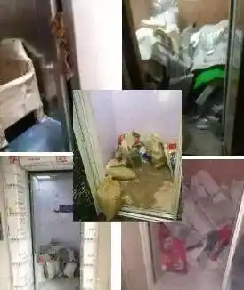 长期占用电梯不关门_电梯门光幕感应_女子早高峰占电梯被推出去后厮打