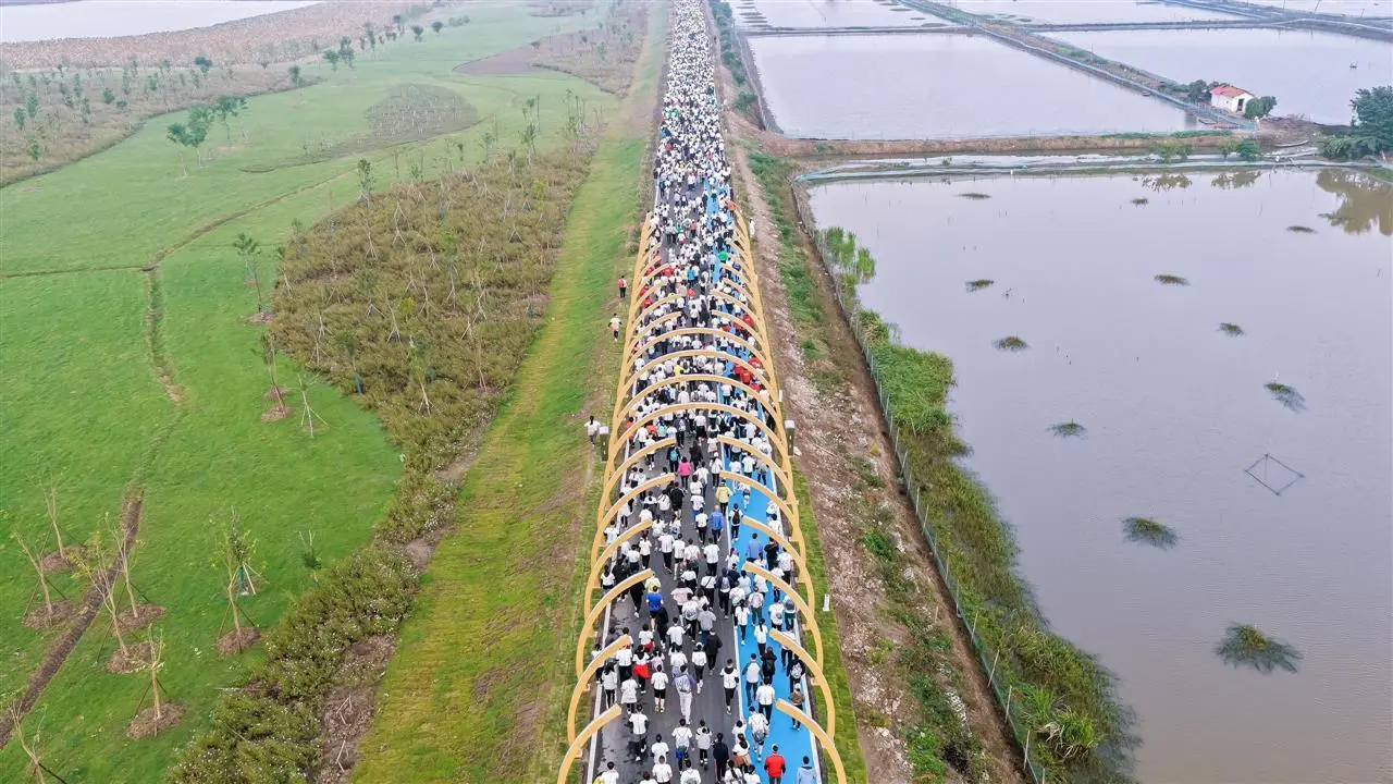 2025洪湖马拉松半马女子组冠军 殷晓雨 109个冠军_深圳半程马拉松2025