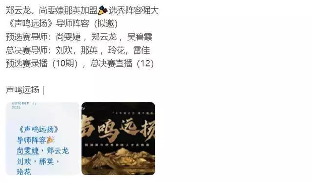 声鸣远扬2025 选秀综艺 杨海润_选秀比赛