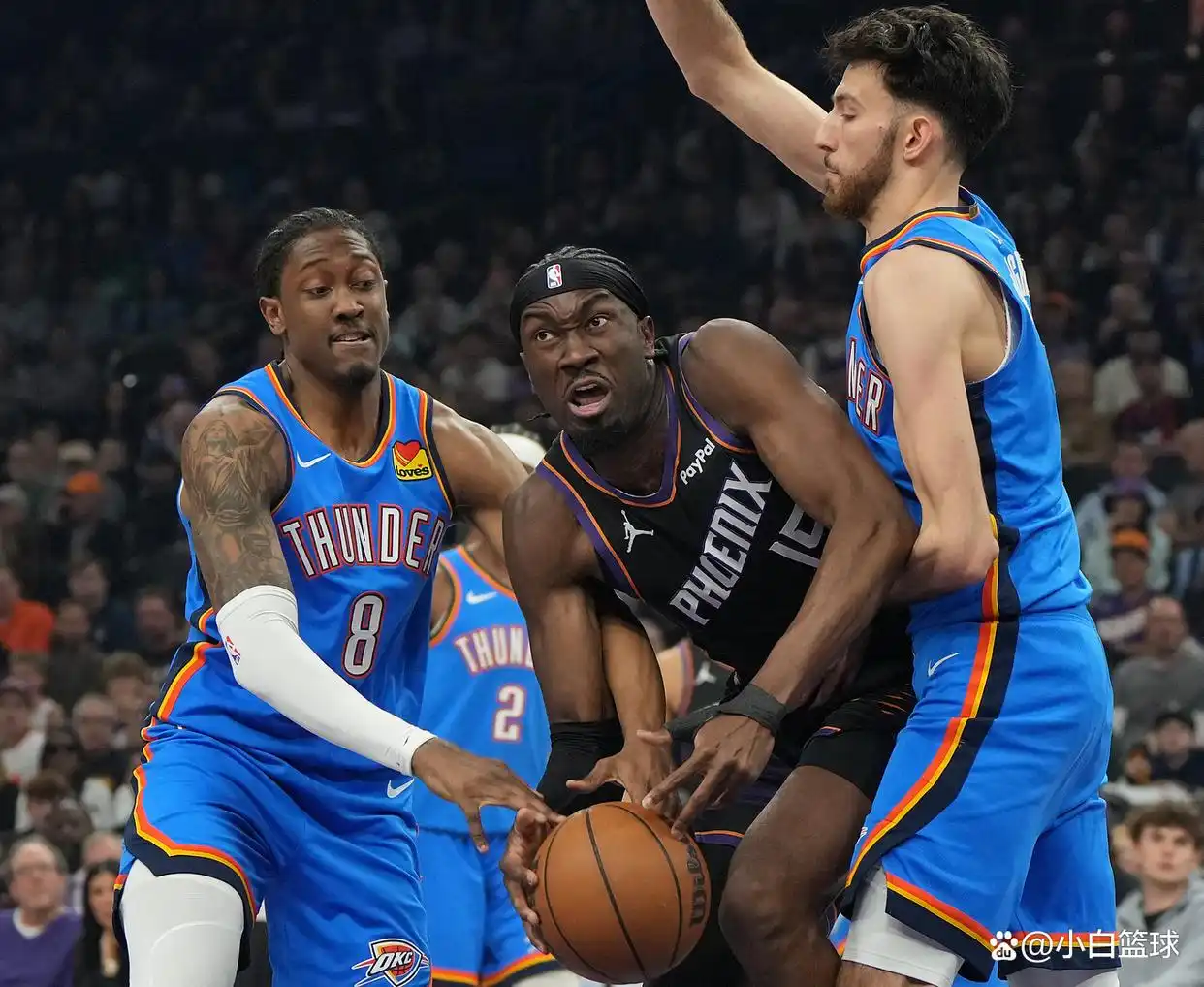 太阳本赛季表现_nba-太阳vs雷霆 布克3分一击致命_NBA太阳雷霆比赛分析
