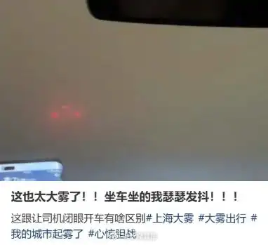 上海大雾能见度不足100米_上海大雾_上海大雾天气预警