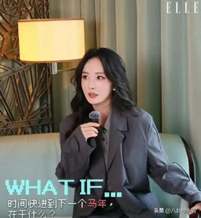杨幂退休计划_杨幂首次谈12年后“退休计划”_白鹿不再打戏
