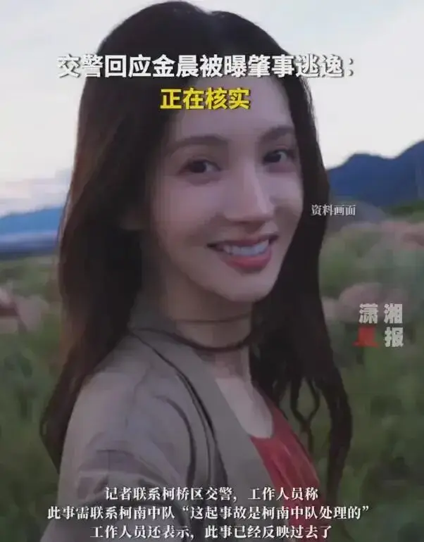 金晨被曝肇事逃逸 一味回避不是办法_金晨保险纠纷舆论发酵_金晨交通事故助理顶包